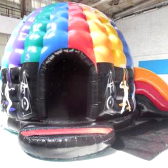 Disco dome inflatable bounce house/castle