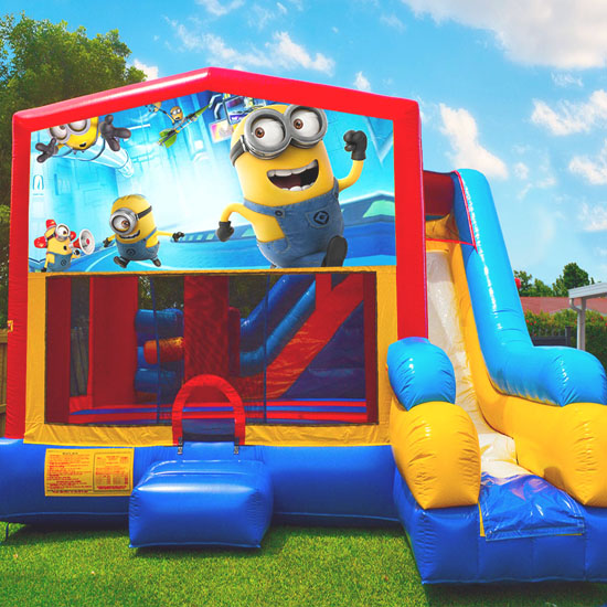 Minions combo castle and slide
