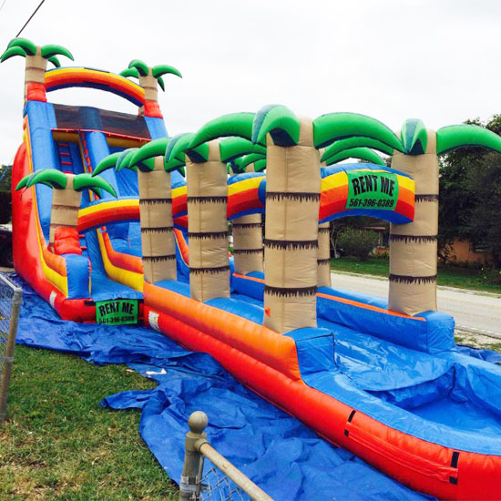 Inflatable water slide for sale