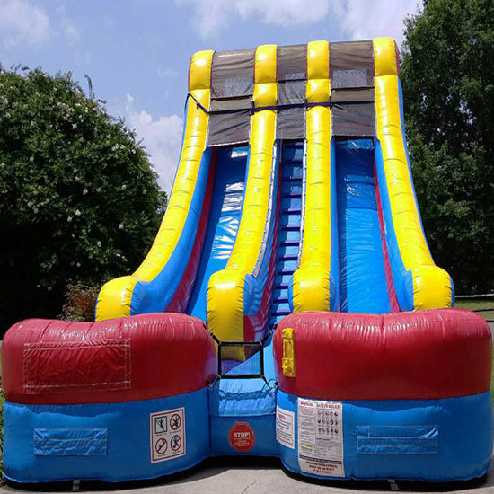 Inflatable slip and slide