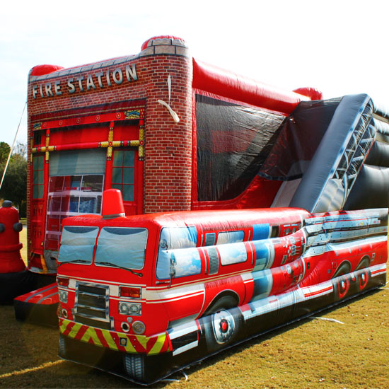 Fire truck station_combo