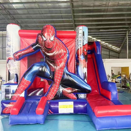 Spider-man inflatable bounce house
